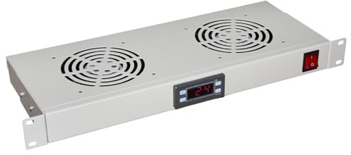 Link lkvent2gr Modul 2 Lüfter Kühlung mit Display, Grau