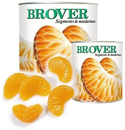 Gajo de mandarina en almíbar ligero - Calidad pastelería - peso neto escurrido 480g