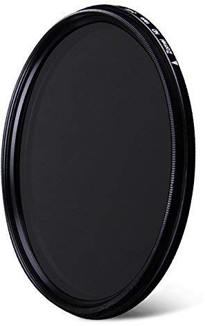 ZOMEI 72 mm ND2-400 Dunkelfilter, HD, einstellbar, Graufilter mit SCHOTT Glas und Aluminiumrahmen