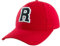Baseballkappe 3D-Stickerei Lässige Baumwolle Alphabet A-Z Red Caps Schwarz Brief Snap Back Hut Hüte Unisex Jungen Mädchen Cap Baseball ROT Hut Kinder - R