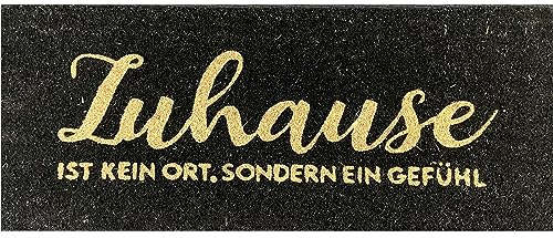 Gift Company - Kokos-Fussmatte, Zuhause, schwarz