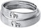 Schöne Katze für Sie und Ihn Paar Ringe S925 Sterling Silber verstellbar Jahrestag Versprechen Ehering Endless Love Finger Band Schmuck für Damen Herren