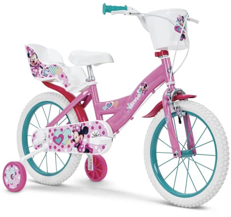 TOIMSA Bicicleta Infantil Minnie Huffy 16 5-8 Años 16613, bunt