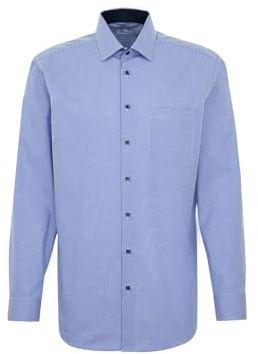 Seidensticker Herren Men Regular Patch Longsleeve Hemd (1er Pack)