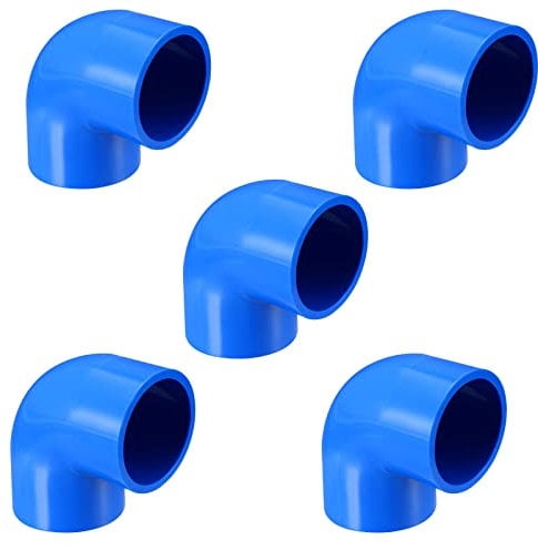 TA-VIGOR 32mm Slip 90 Degree PVC Pipe Fitting Elbow Coupling Adapter 5Pcs Connector Fix Hold for Pipe Corner Connection