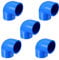 TA-VIGOR 32mm Slip 90 Degree PVC Pipe Fitting Elbow Coupling Adapter 5Pcs Connector Fix Hold for Pipe Corner Connection