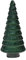 Ivyline Juniper Evergreen Glass Tree – Sustainable & Hand Finished Christmas Tree Ornament – Seasonal Holiday Party Decoration – H41 x D18cm