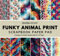Funky Animal Print: Scrapbook Paper Pad with Neon Animal Pattern Prints for Scrapbooking, Decoupage, Origami and Crafts