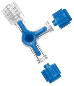 Rubinetti a 3 vie (25 pezzi) per Infusione, Lipido Resistente, Senza prolunga, Sterili, Confezionati Singolarmente, ABS Trasparente, Dispositivo Medico IIa