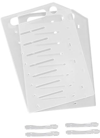 AOKWAWALIY 1 juego de estantería para discos duros, jaula de disco duro, soporte estable para discos duros multicapa, soporte para discos duros, soporte de montaje, rack externo suite acrílico