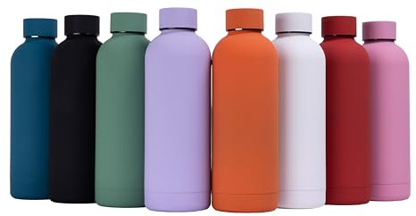 BIGGS & BANE Stainless Steel Water Bottle - Double Walled Vacuum Insulated – Thermal Flask for Cold Drinks – 500 ml (Green)