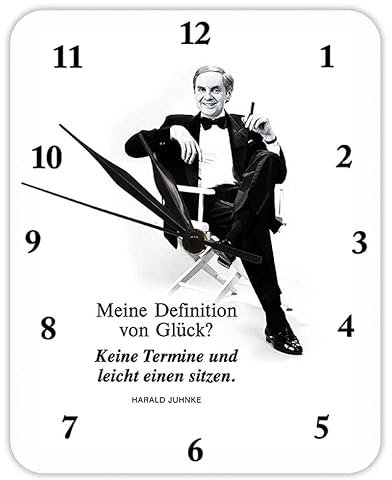 Blechwaren Fabrik Braunschweig GmbH Definition Glück - Keine Termine einen sitzen - Wanduhr - Kultuhr - KU04