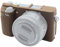 for Sony Alpha ILCE-6300 / A6400 Camera Case,Silicone Rubber Camera Housing Protective Cover Case for Sony Alpha ILCE-6300 / A6400,Coffee