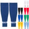 DRIPsox® Football Sock Sleeves Kids, Junior, Women & Men - 1 Pair (L) Navy Football Sleeve Socks with Calf Comfort Mesh - Multiple Colours - 3 Sizes (S:13C-3.5, M:4-7.5, L:8+)
