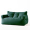 JNTFNE Sitzsack, Stuhl, Doppelsofa, faules Sofa, Freizeit, Schlafzimmer, Wohnzimmer, Balkon, modern, einfach (ohne Füllstoffe) (Farbe: Dunkelgrün)