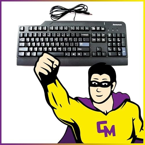 Lenovo Tastiera USB PC AZERTY SK-8825 SD50K28646 cablata Nero