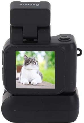 Kleinste Tragbare Kamera, 1080P-Daumenkamera für Reiseaufnahmen, LED-Blitzlicht, Farbiger LCD-Bildschirm, 480-mAh-Akku, Bilder Im Vintage-Stil