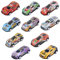 SUPGOD 10 Stück Spielzeugautos Metall Stunt Spielzeugauto, Mini Autos Spielzeug, Zufällige Auswahl Kleine Autos Set, für Kinder Geburtstag Geschenk