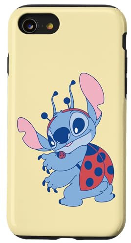 iPhone SE (2020) / 7 / 8 Disney Lilo & Stitch Cute Pastel Spring Ladybug Stitch Case