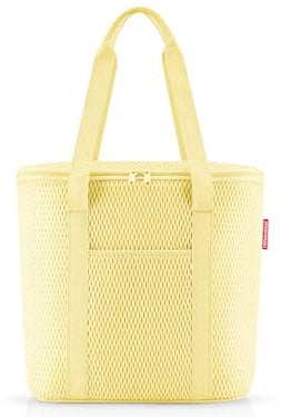 reisenthel thermoshopper mesh Lemon – Kühltasche für den Einkauf oder das Picknick mit 2 Trageriemen – Aus wasserabweisendem Material