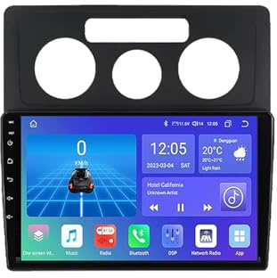 9 Pulgadas Android 13 Radio Coche para Volkswagen Caddy 2K 3 III 2004-2010 con Android Auto/Carplay GPS WiFi Bluetooth Radio FM Pantalla Dividida USB SWC GPS Coche Navegador(2+32G)