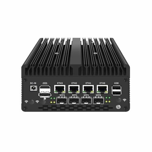 PcZinophyte 13th Gen Solid Firewall PC Core i7-13620H 4x10G SFP 4x2.5G Nics 2*DDR5 5G SIM Industrial Mini PC Computer Server