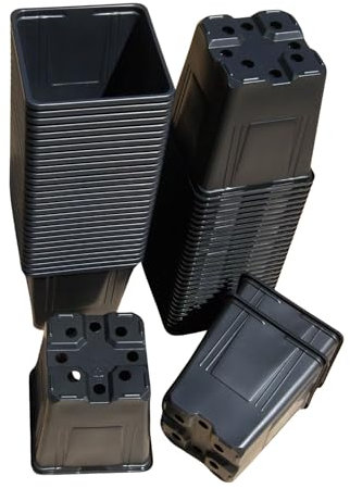 11cm Square Plant Pots (Pack of 50)