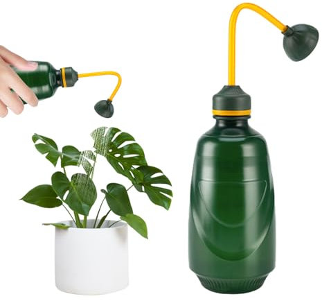 ARTGUTS Petit pommeau de douche - 450 ml - Mini arrosoir - Convient pour les semis, les boutures sensibles, le bonsaï (vert)