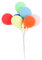 Hemobllo 8 Stück Puppenhaus Dekoration Für Partys Miniatur Rosa Mini Luftballons Farbornament Kleine Blaue Form Winzige Pastellfarben Dekoration Für Geburtstage Zahlen