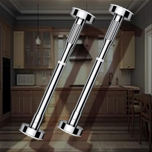 HYJAUSXB Pieds de Support réglables en Acier Inoxydable pour vasques sous Plan, kit de réparation de Cuisine sans perçage Solution d'installation Durable et Facile