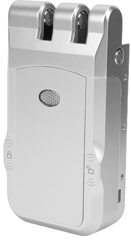 Asixxsix Intelligenter Elektronischer Riegel, Diebstahlschutz, Schlüsselloses, Verstecktes Türschloss mit Fernbedienung, Dual-Motor-Design für die Sicherheit zu Hause, Wohnung, Hotel