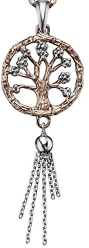 Julie Julsen JJ7955.4 Damen Anhänger Lebensbaum Sterling-Silber 925 Rose