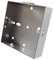 rhinocables Metal 1 Gang Single Socket Back Box, Single Pattress Box Mount, Flush Mount (1 Pack, 16mm)