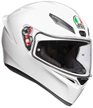AGV K1 ECE 22-05 Solid Motorrad Integralhelm ECE 22-05 Sport, Weiß, L