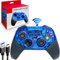 Wireless Controller per Nintendo Switch,Wireless Joystick per Nintendo Switch Pro Controller Gamepad Built-in Dual Motor con 6-Axis Somatosensory Regolabile Vibration Switch Controller