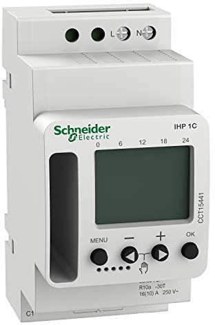 Schneider Electric - Acti9 IHP - interrupteur horaire programmable - 1 canal - CCT15441