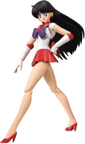 TAMASHII Nations Figur Sailor Mars Animation Color Edition Sailor Moon 14cm | Sailor Moon Pretty Guardian Actionfigur S.H. Figuarts Sailor Mars Animation Color Edition