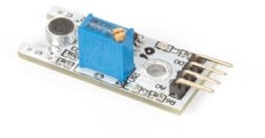 Whadda Mikrofon-Schallsensor, 3,3-5 VDC, Empfindlichkeit 48-66 dB, weiß