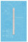 TEN-HIGH A2 Selbstheilende Schneidematte,Blau 2mm dick,Bastelunterlage 60cm x 45cm,mit Stahllineal