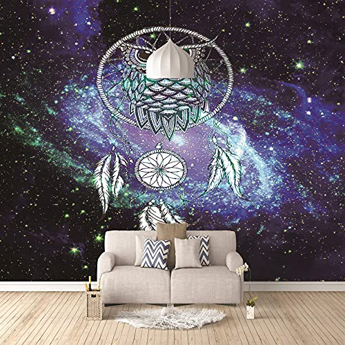 3D Fototapete Tapetenkleister Eulen-Traumfänger 200x140Cm Wandbild Fototapeten Motivtapeten Vlies-Tapeten Wandtapete Tapete Wohnzimmer Schlafzimmer Wallpaper