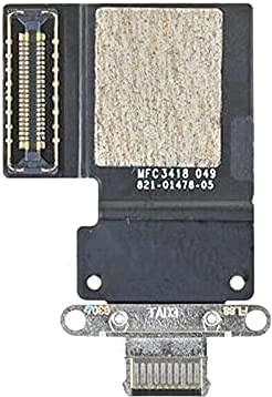 Ladeanschluss USB-Ladegerät Dock Connector Flexkabel Modul Ersatz Kompatibel mit Pro 11 Zoll 2018 A1980 A2013 A1934 / iPad Pro 12,9 Zoll 3rd (2018) A1876 A1895 A1983 Schwarz
