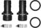 LONGRUN PVC Tube Adapter Hose Barbed Fitting, Male 1.2 NPT x 1 Barb Connector with 2 Hose Clamps for Pond Fountain Waterfall-4 Pieces Set