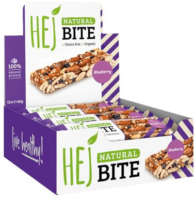 HEJ Natural HEJ Bite Organic (12x40g) Blueberry