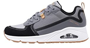Skechers UNO - Layover - Schwarz/Grau Synthetik 38 EU