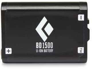 Black Diamond 1500 Battery and Charger - Leistungsstarker Akku und Ladegerät für Dual-Fuel Stirnlampen