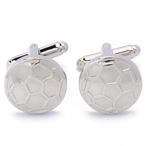 Manschettenknöpfe - Fußball Ball Soccer Silber