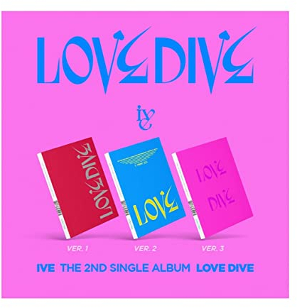 IVE - LOVE DIVE 2nd Single Album+Extra Photocards Set/K-pop Sealed Starship (Random ver, CD Only, No Poster)