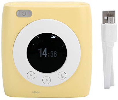 Mini-Taschendrucker, Tragbarer Drucker, Thermodrucker für Bilder/Fotos/Quittungen/Notizen/Listen/Etiketten/Memo, Wireless Smart Printer Mini-Drucker, 300 DPI, USB, Geschenke für Kinder
