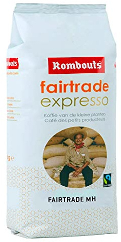 Rombouts Fairtrade expresso MH Beans 1 kg