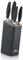 Gerlach Style Plus Messerset Küchenmesserset 5 Messer aus Edelstahl Küchenmesser Kochmesser Brotmesser Gemüsemesser Küche Küchenutensilien Küchenzubehör, Sc Schwarz